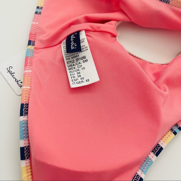 Splendid Juicy Fruit Bralette Swimsuit Bikini Top - Picture 3 of 7